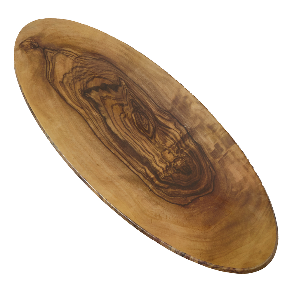 PLATTER 21.5" OLIVE WOOD/MELAM
