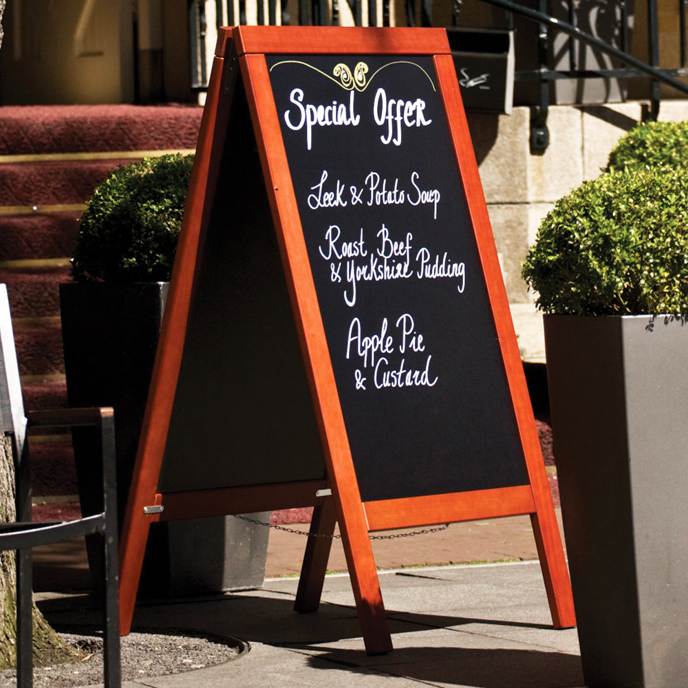 SECURIT SANDWICH SIGN BOARD
