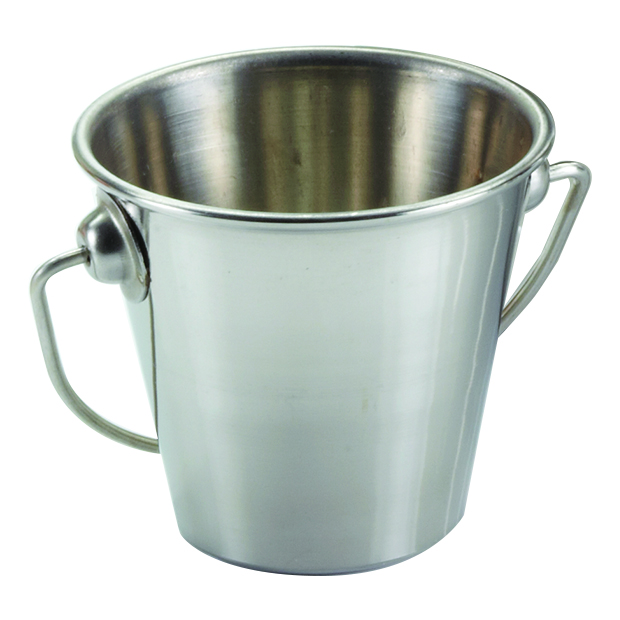 MINI PAIL 2.5X2.75"H S/S .18QT