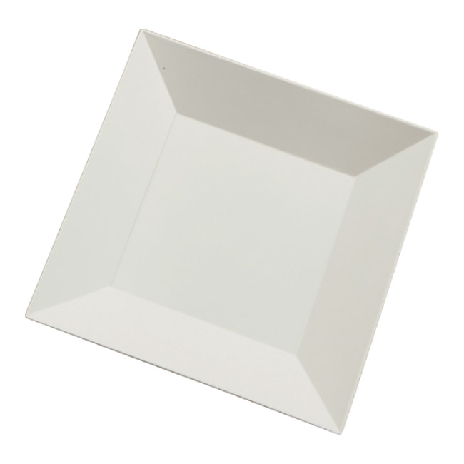 16X2 SQ PLATTER WHT
