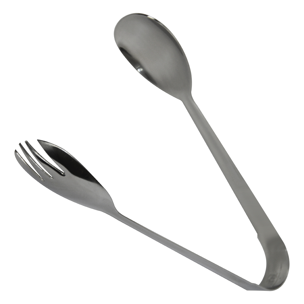 8" S/S SALAD/PASTRY TONG