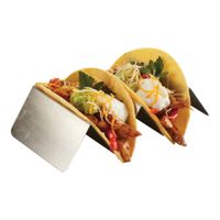 American Metalcraft TSH3 Taco Holder, 2/3 Compartment,
Stainless Steel - 4" x 8"