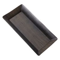 American Metalcraft WMEL21 Platter, Rectangular, Walnut Wood
Pattern, Melamine - 21" x 13" x 2"