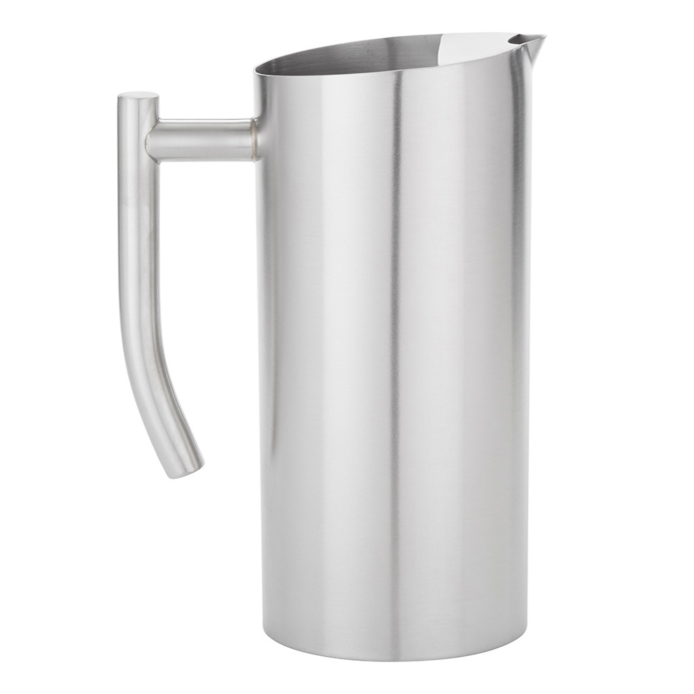 WATER PITCHER 67 OZ S/S SATIN