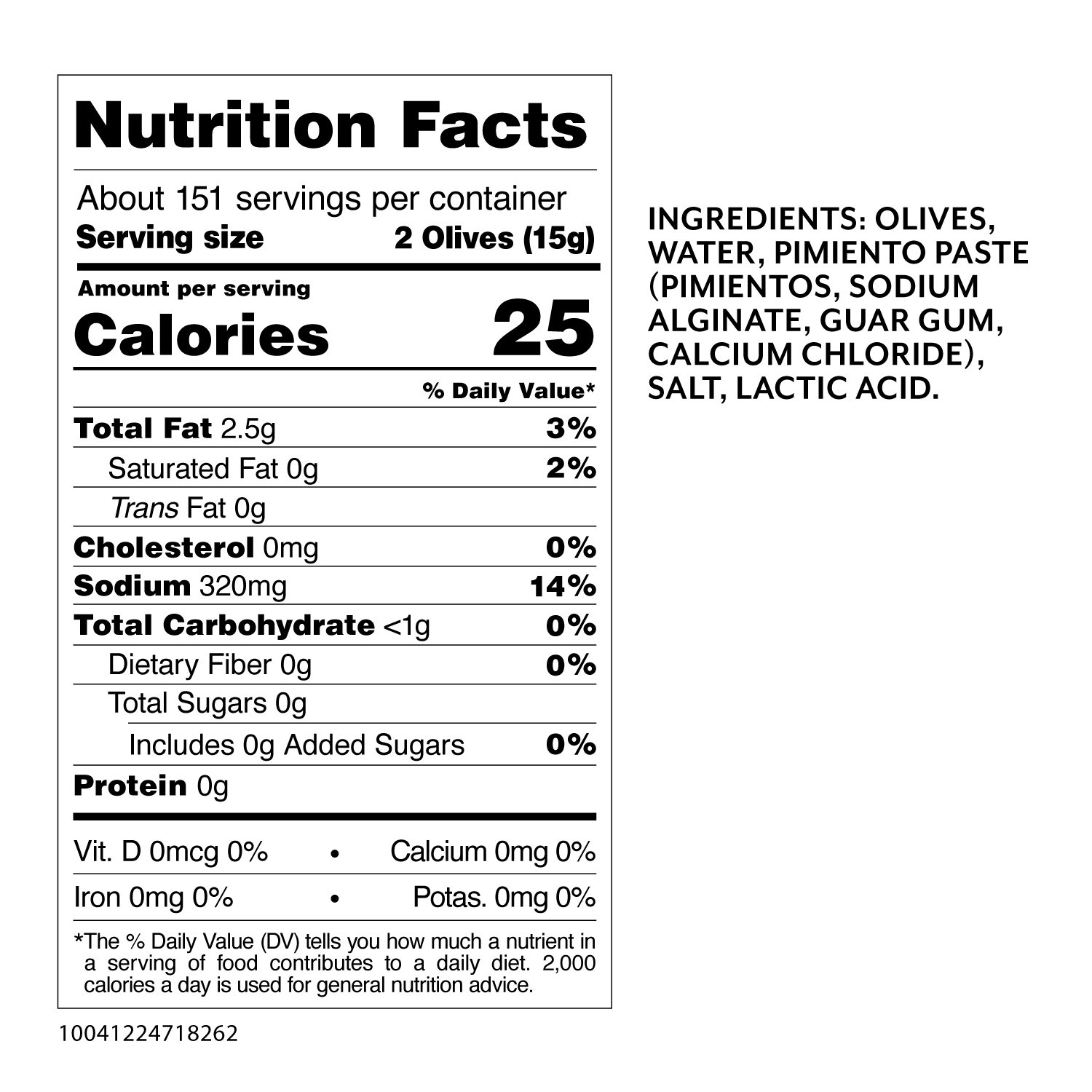 PIMIENTO STUFFED QUEEN OLIVES