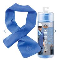 Chill-Its Cooling Towel, Blue, PVA - 29-1/2" x 4"