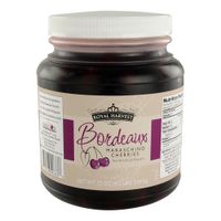 Stemmed Bordeaux Maraschino Cherries - 1/2 gal