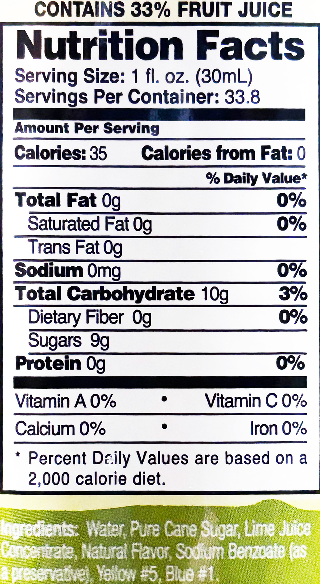 FIESTA LIME JUICE 1L EA (12)