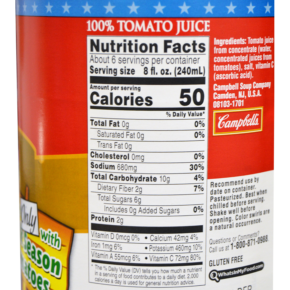 TOMATO JUICE 12/46OZ