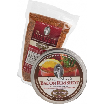 DEMITRIS 12 OZ BACON RIM SALT