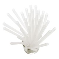 Eagle Beverage STRAW10 Jumbo Straw, Clear, Plastic - 7-3/4"