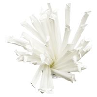 Eagle Beverage STRAW12 Jumbo Straw Wrapped, Clear, Plastic -
7-3/4"