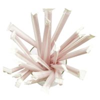 Eagle Beverage STRAW26 Giant Straw Wrapped, Red, Plastic -
10-1/4"