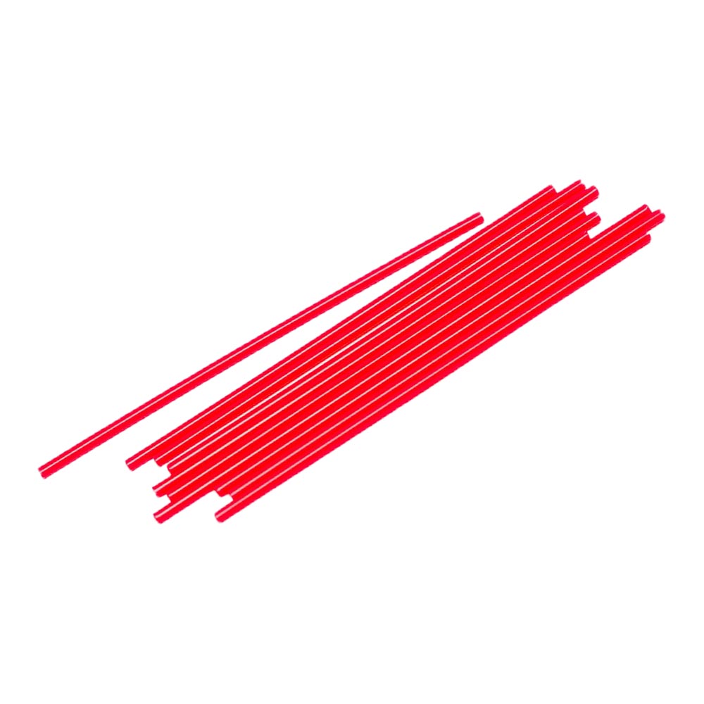 U/W 5.5" SKINNY RED STRAW (10)