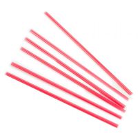 Eagle Beverage STRAW23 Fat/Zombie Straws, Red, Plastic -
10-1/2"