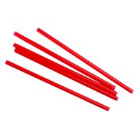 Eagle Beverage STRAW30 Fat/Zombie Straws, Red, Plastic - 8"