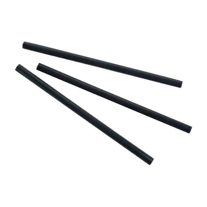 U/W 6" FAT BLK STRAW (6)