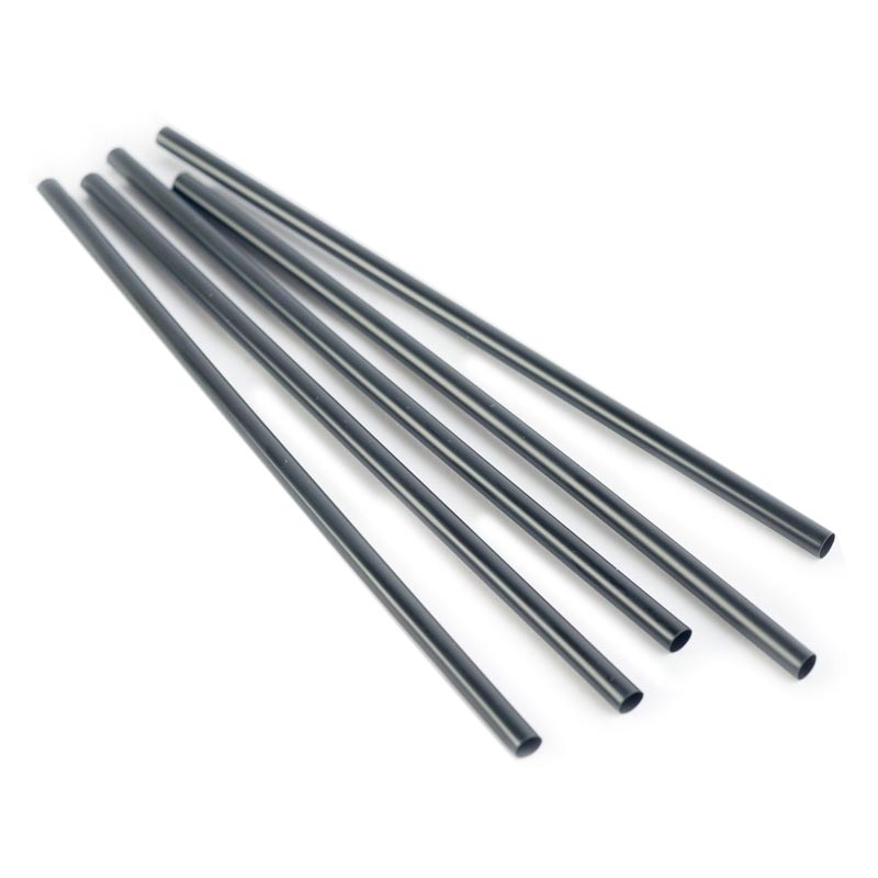 U/W 7.75" JUMBO BLK STRAW (10)