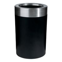 Bauscher 58.4517.9101 Emsa Thermo Bottle Cooler, Black,
Plastic/Stainless Steel - 3-3/4" x 7-7/8"