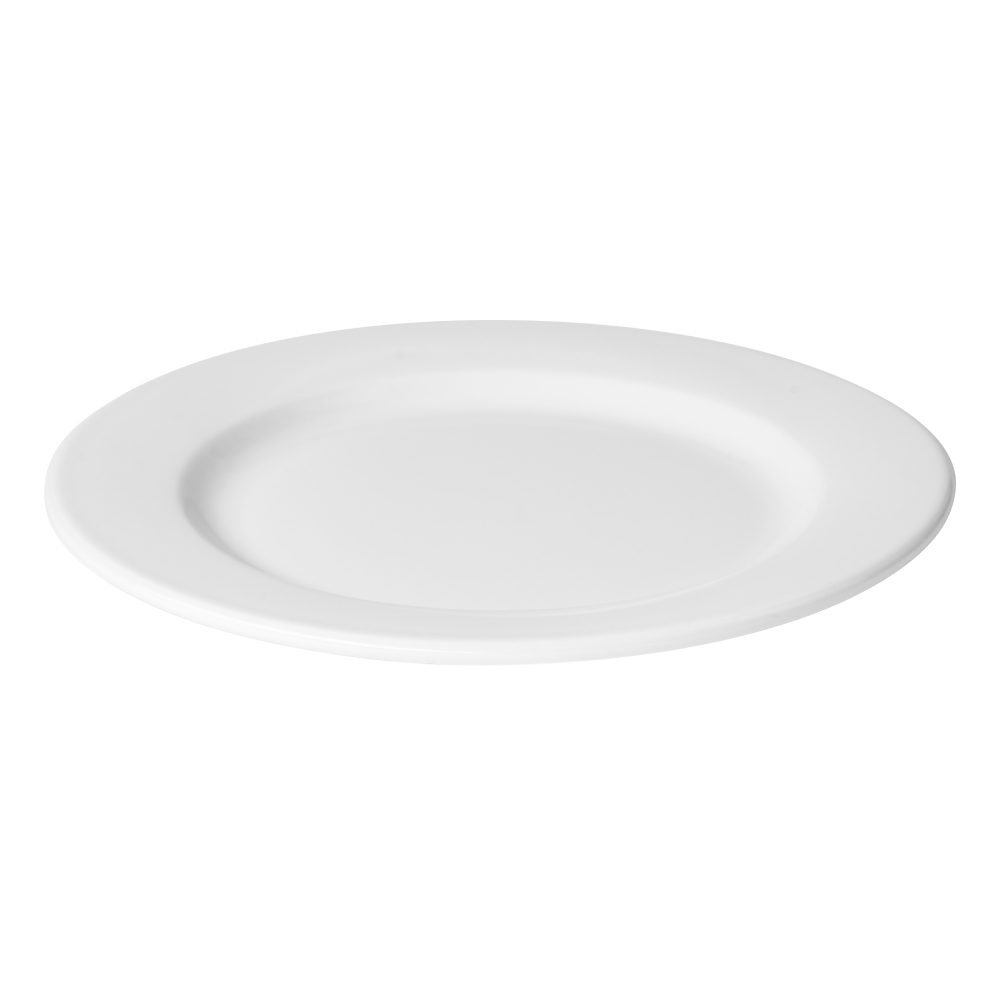 12" BW DINNER PLATE, WR (1)