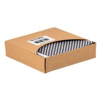 Brown Paper Goods 7B12-BKA Grease Resistant Basket Liner
Paper, Black Check - 12" x 12"