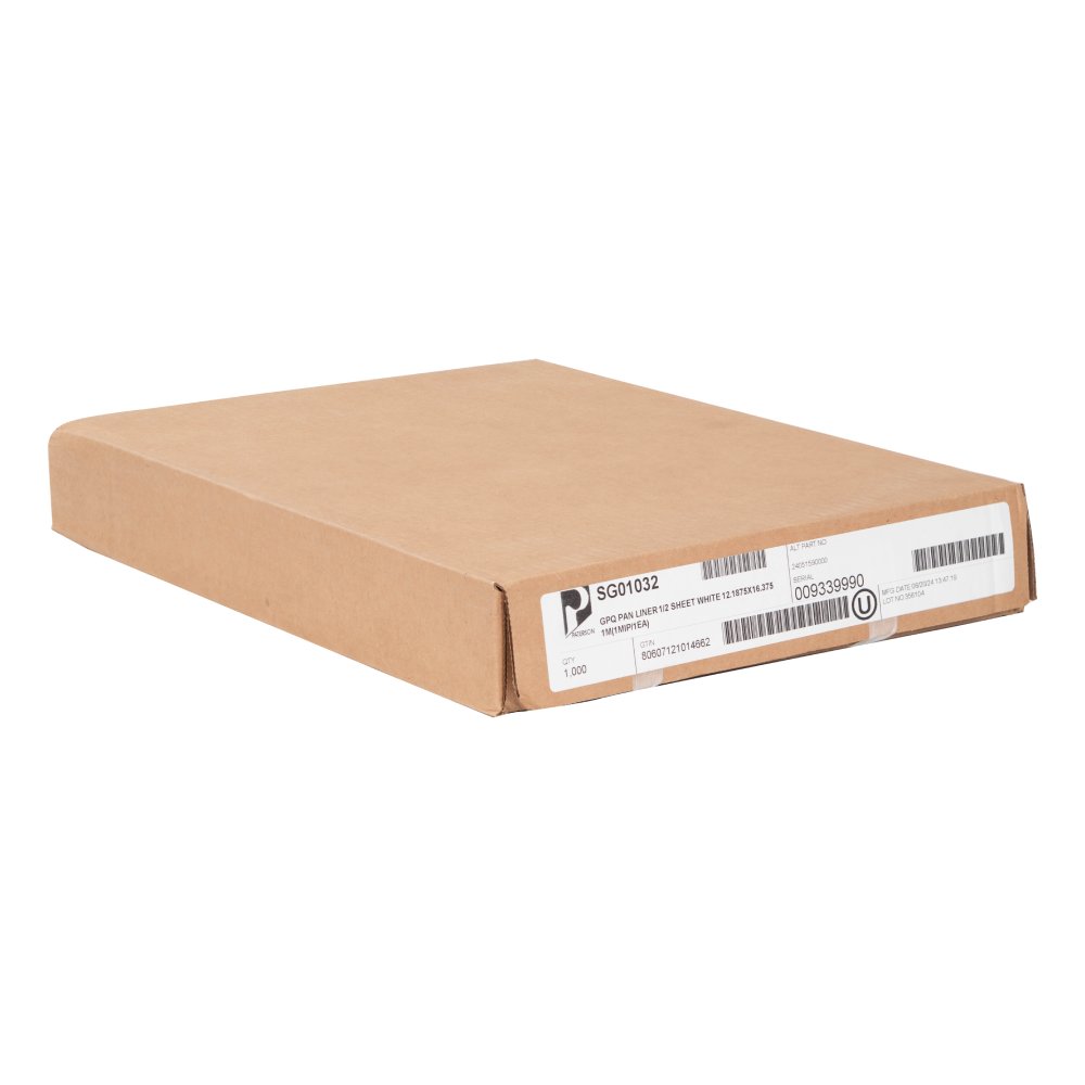SG01032 PAN LINER HALF GRQ WHT