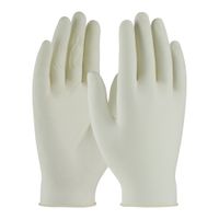 Ammex LX344100 LX3 Food Grade Disposable Latex Glove, White,
Powder Free - Medium
