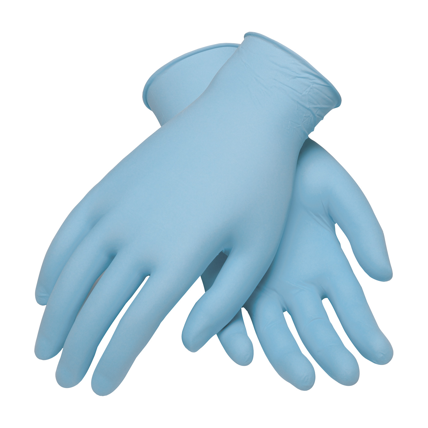 NITRILE PF GLOVE BLUE SM(100)