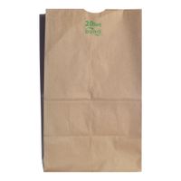 Duro 18421/13201569 Grocery Bag, Brown, Paper, 20 lb Shorty
- 8-1/4" x 5-15/16" x 13-3/8"