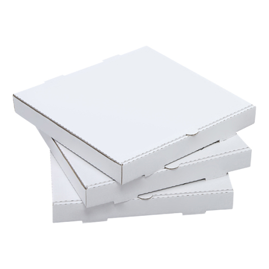 12" WHITE/KRAFT PIZZA BOX(50)