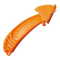 CrewSafe LZ-0036-R-S Lizard Safety Utility Knife, Bright
Orange, Plastic/Stainless Steel