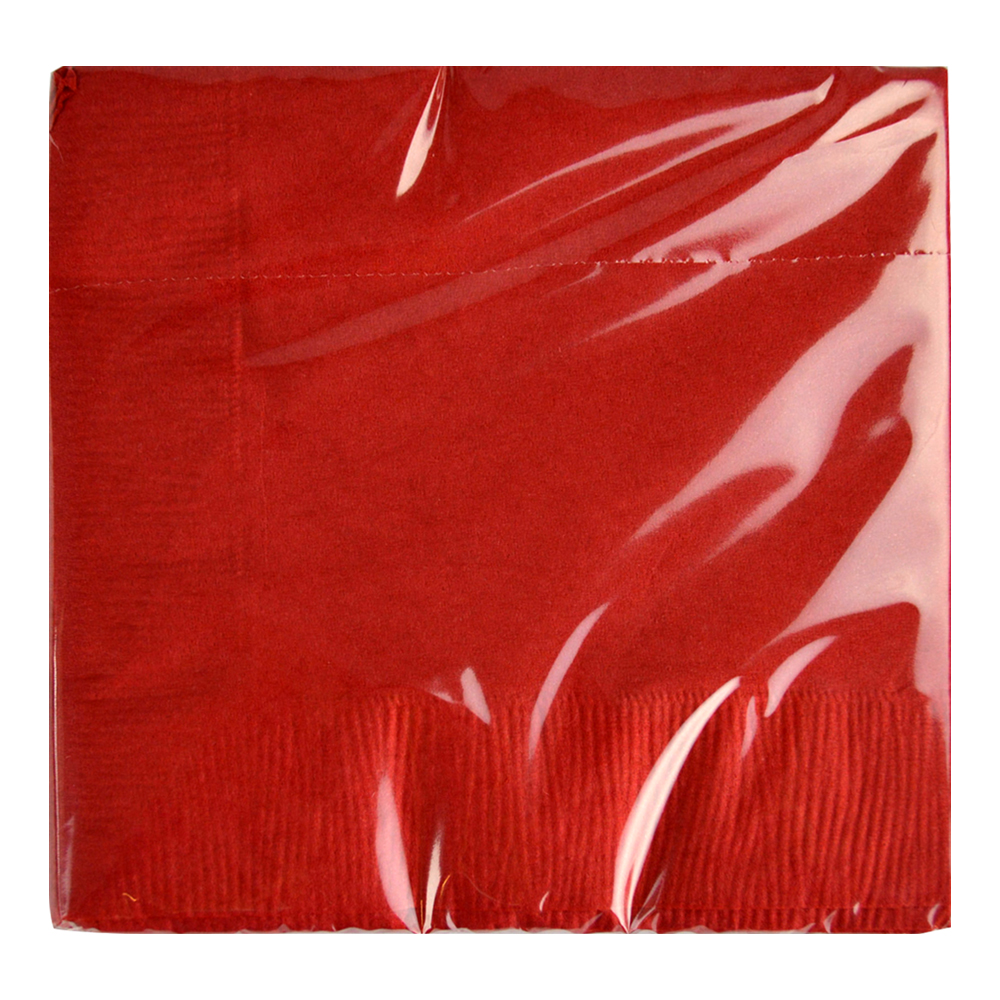 NC01022      BEV NAP 2PLY RED