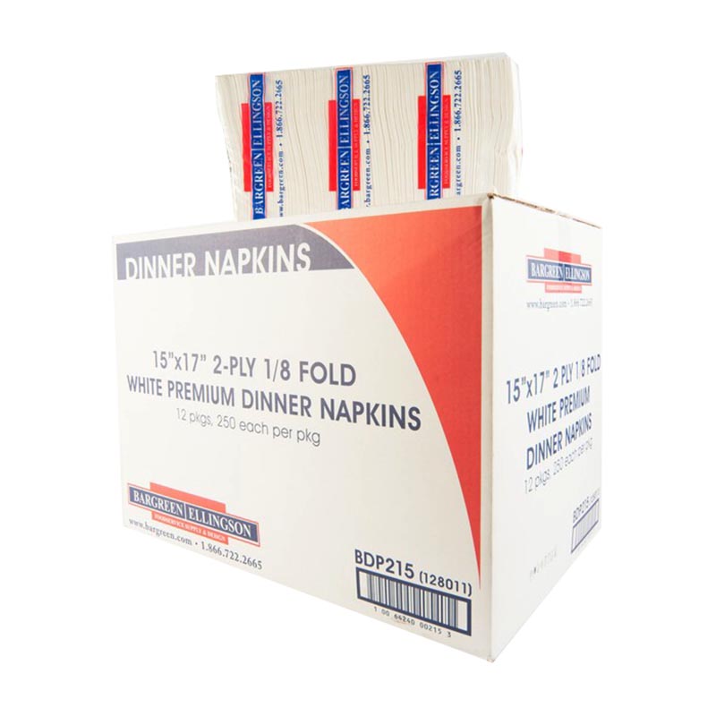 BE PREMUM NAP 1/8FLD 15X17 WHT