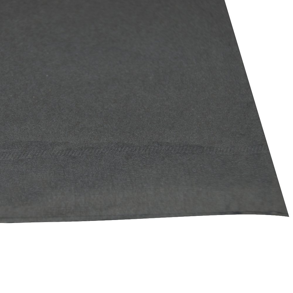 DIN NAP 1/8FLD 15X17 2PLY BLK