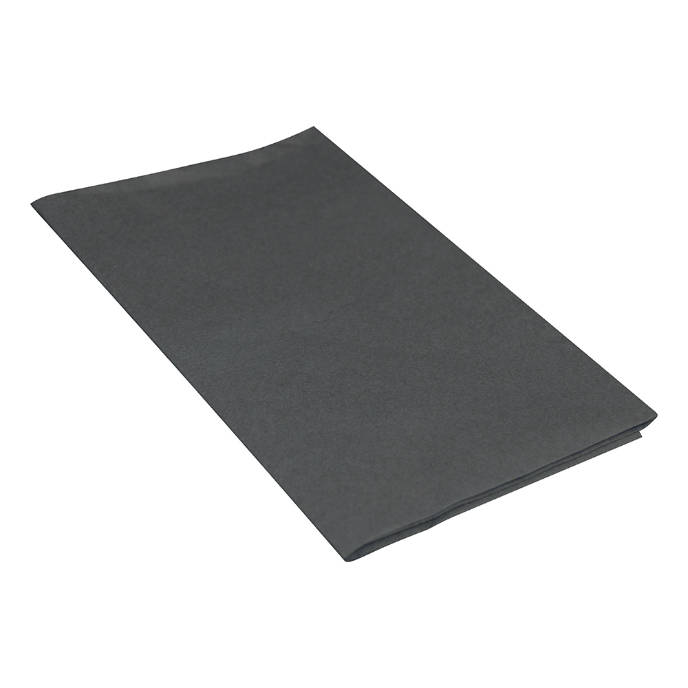 DIN NAP 1/8FLD 15X17 2PLY BLK