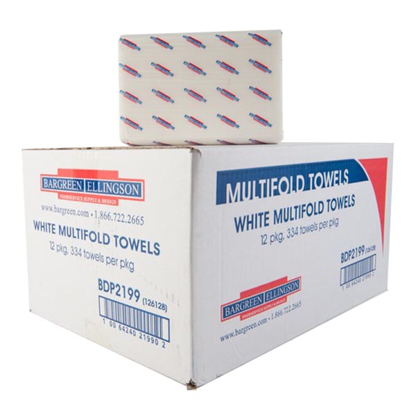 BE MULTIFOLD TOWEL WHT