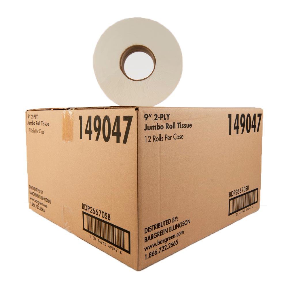 BE JUMBO BATH TISSUE 9" 2PLY