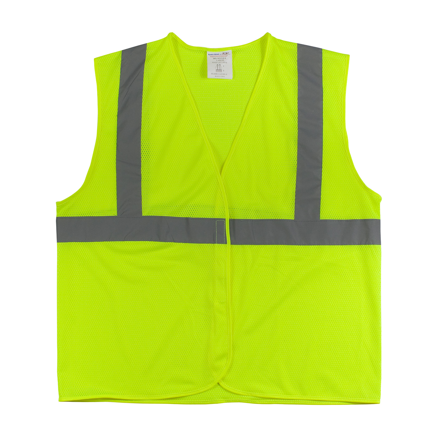 YELLOW MESH VEST 2X-LRG