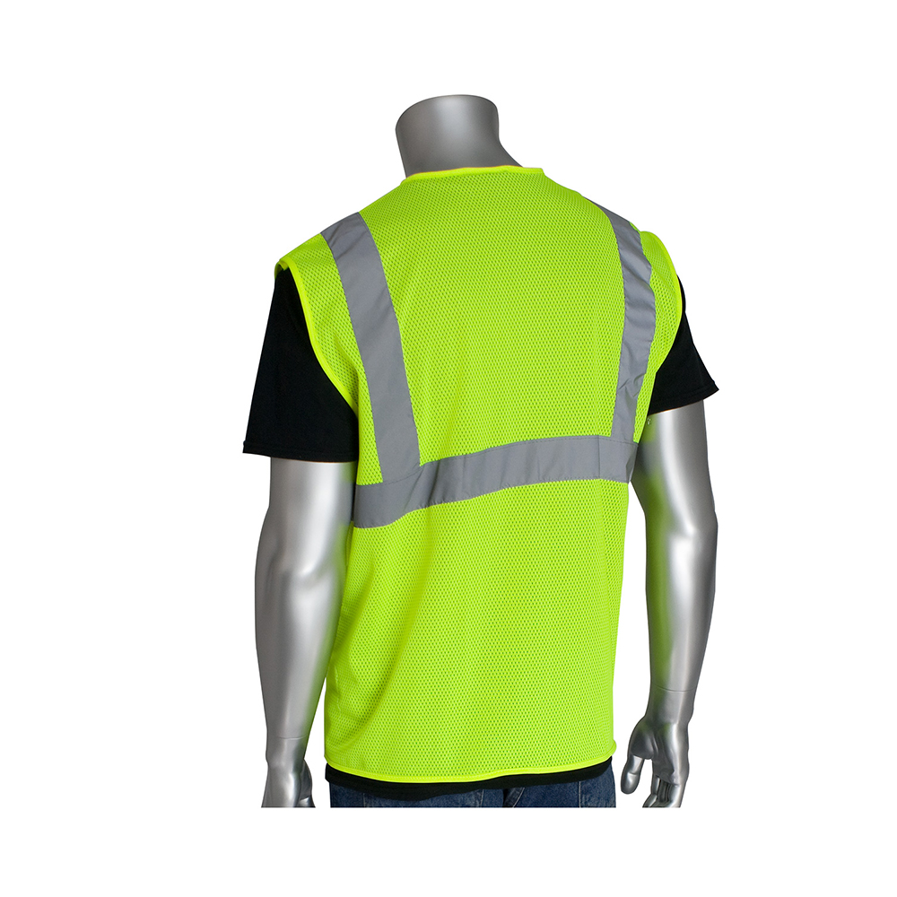 YELLOW MESH VEST MED