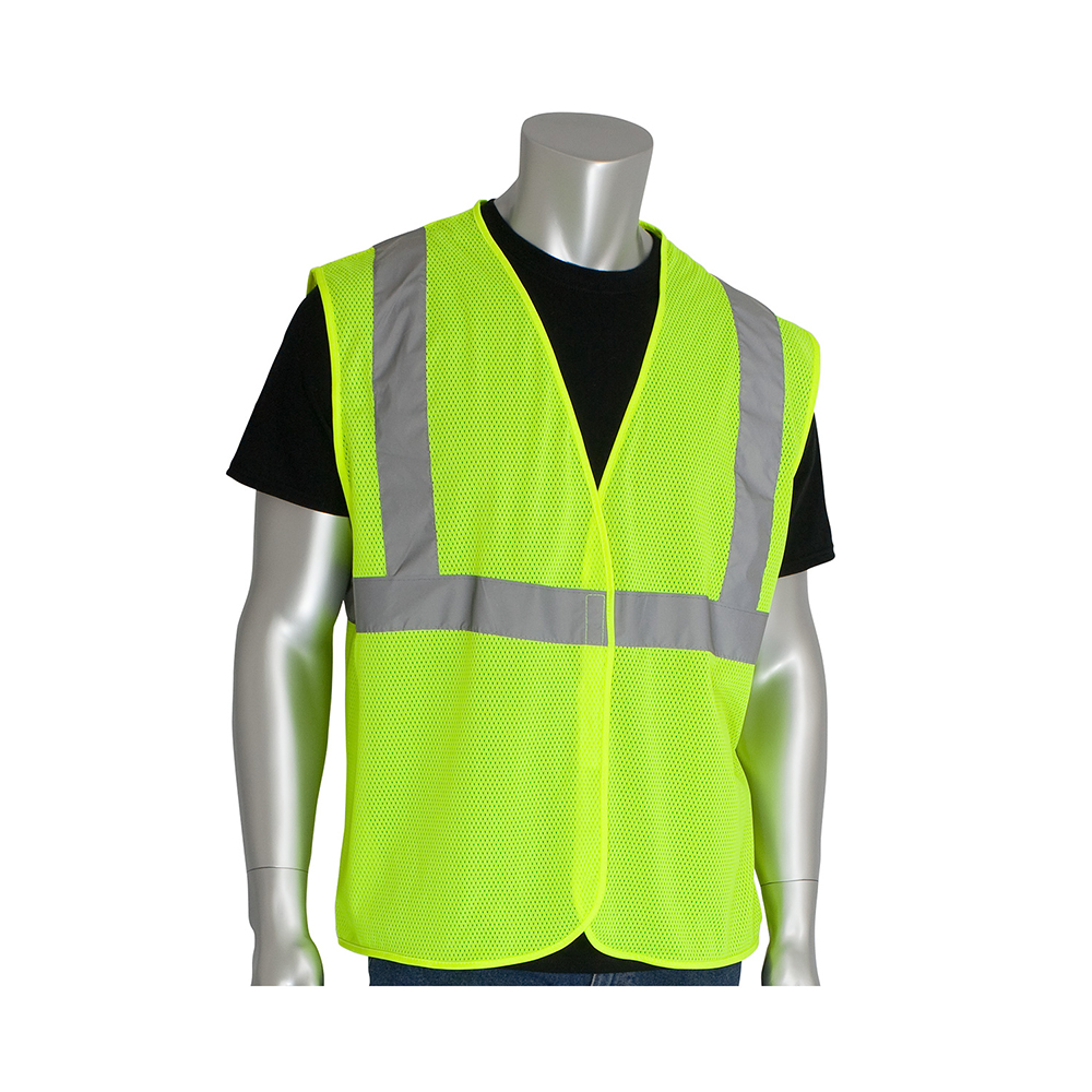 YELLOW MESH VEST X-LRG