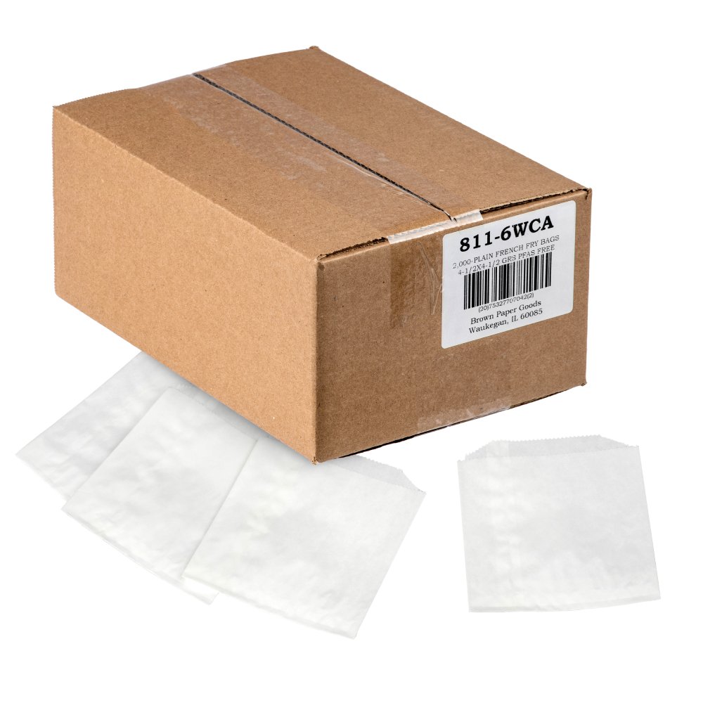 811-6WCA   BAG PASTRY #6 WHT