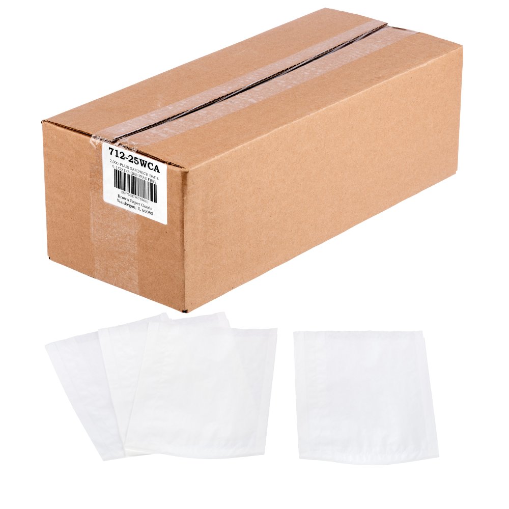 712-25WCA   BAG PASTRY #25 WHT