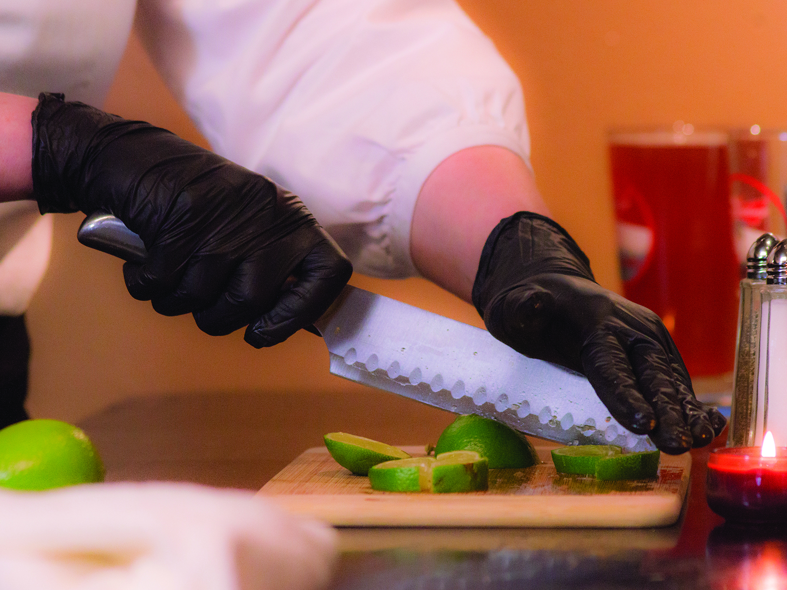 X3 BLACK NITRILE GLOVE MED(10)