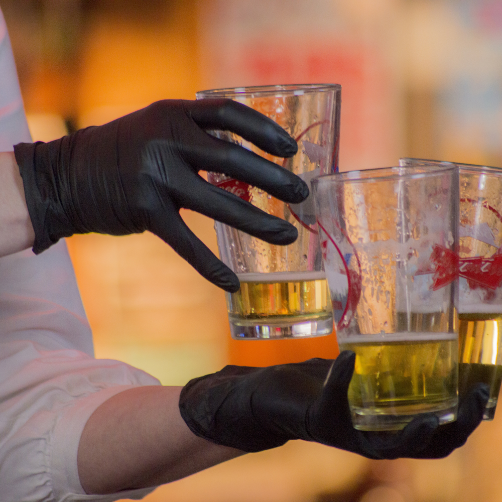 NITRILE BLK GLOVE XL(100)(10)