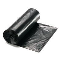Berry Plastics LBF5048X4B Linear Low Density Garbage Bag,
Black, Plastic - 65 gal