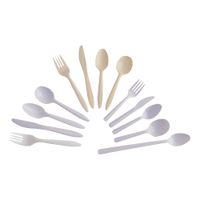 Dart S6BW Disposable Cutlery Teaspoon, White, Plastic,
Medium Weight - 1,000 pc