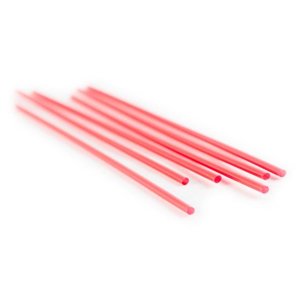 U/W 8" STRAW SKINNY RED (10)