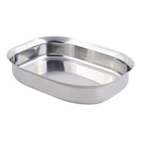 Bon Chef 60004FP Cucina Food Pan, Stainless Steel, Fits
60004 French Oven Dish - 15" x 11" x 2-3/4", 20 Gauge