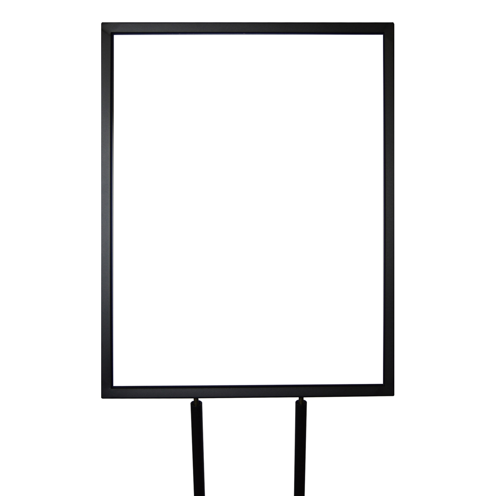 STAND, DBLE BAR METAL BLACK