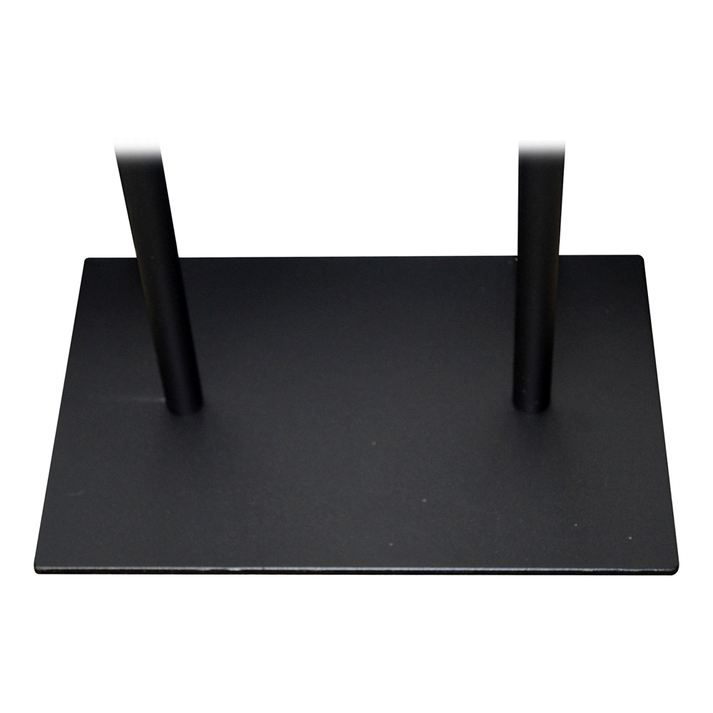 STAND, DBLE BAR METAL BLACK